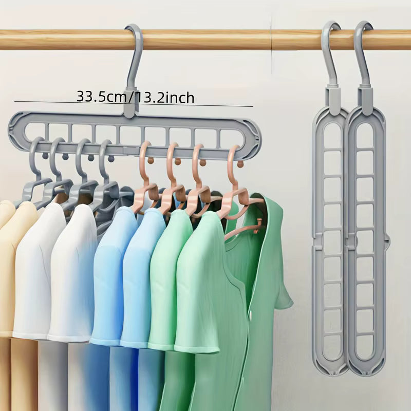 9-Hole Clothes Hanger