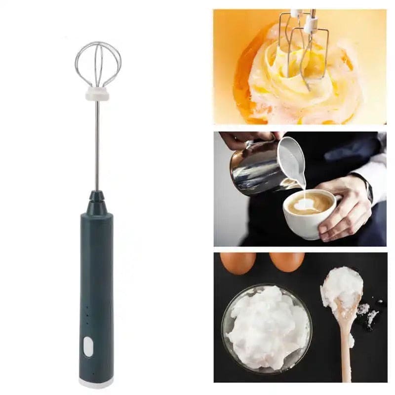 Handheld Frother Egg Beater, USB Rechargeable Coffee Blender,